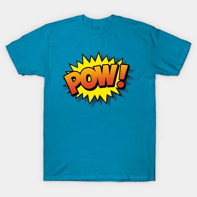 POW! T-Shirt by JunkyDotCom